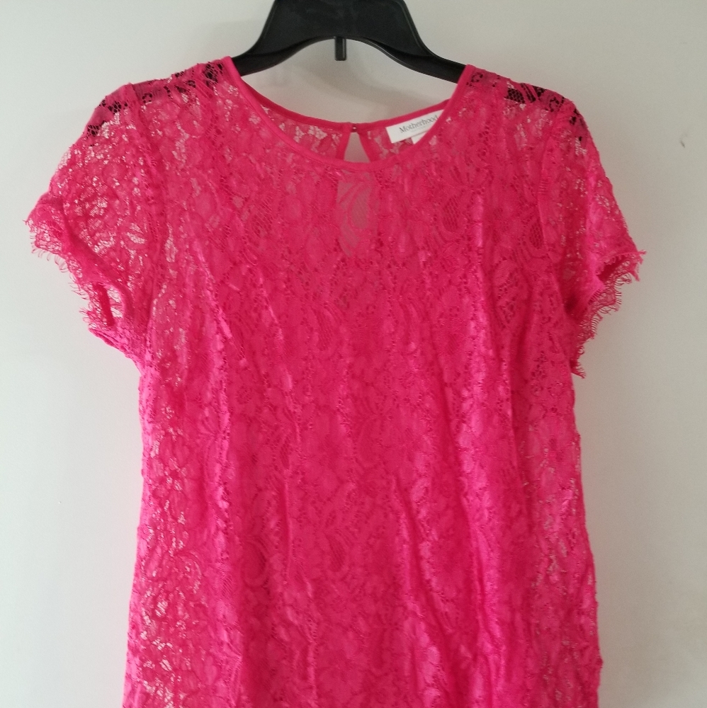 Motherhood maternity lace top